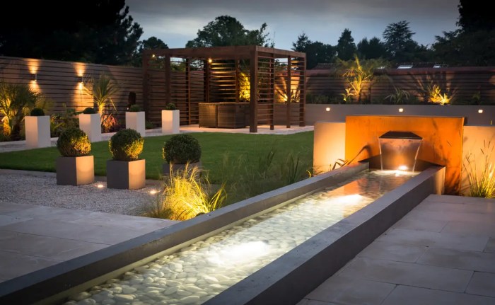 Garden lighting light design designs