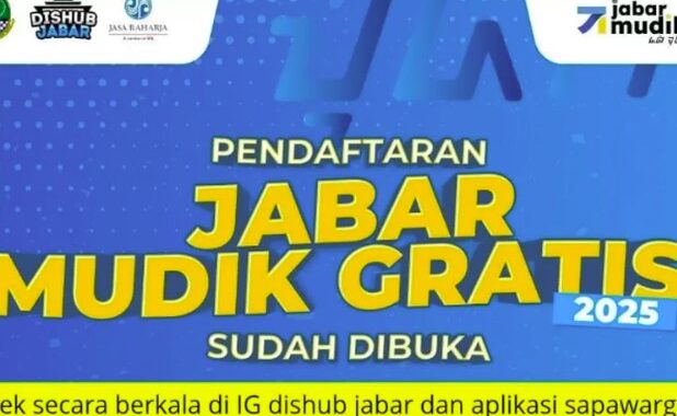 Mudik Gratis Dishub Jabar Maret 2025