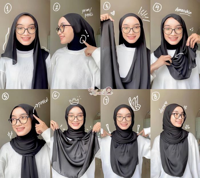 Tutorial hijab segi empat