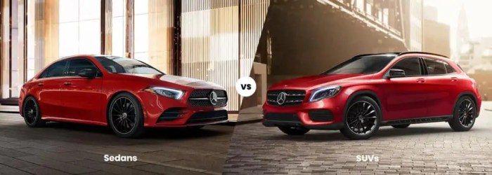 SUV vs. Sedan: Mana yang Lebih Cocok untuk Gaya Hidup Modern?